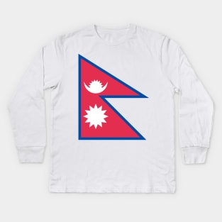 Nepal Kids Long Sleeve T-Shirt